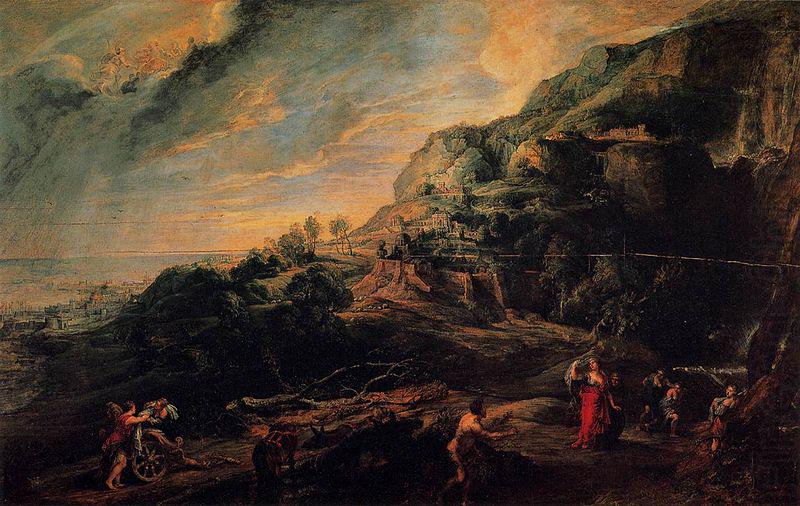 Peter Paul Rubens Ulysses and Nausicaa on the Island of the Phaeacians china oil painting image